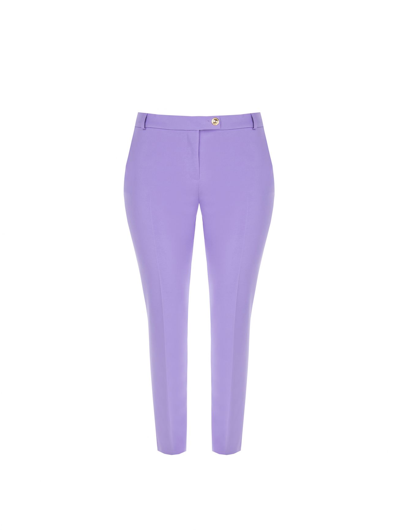 Pantalón curvy de tejido técnico lila det_4