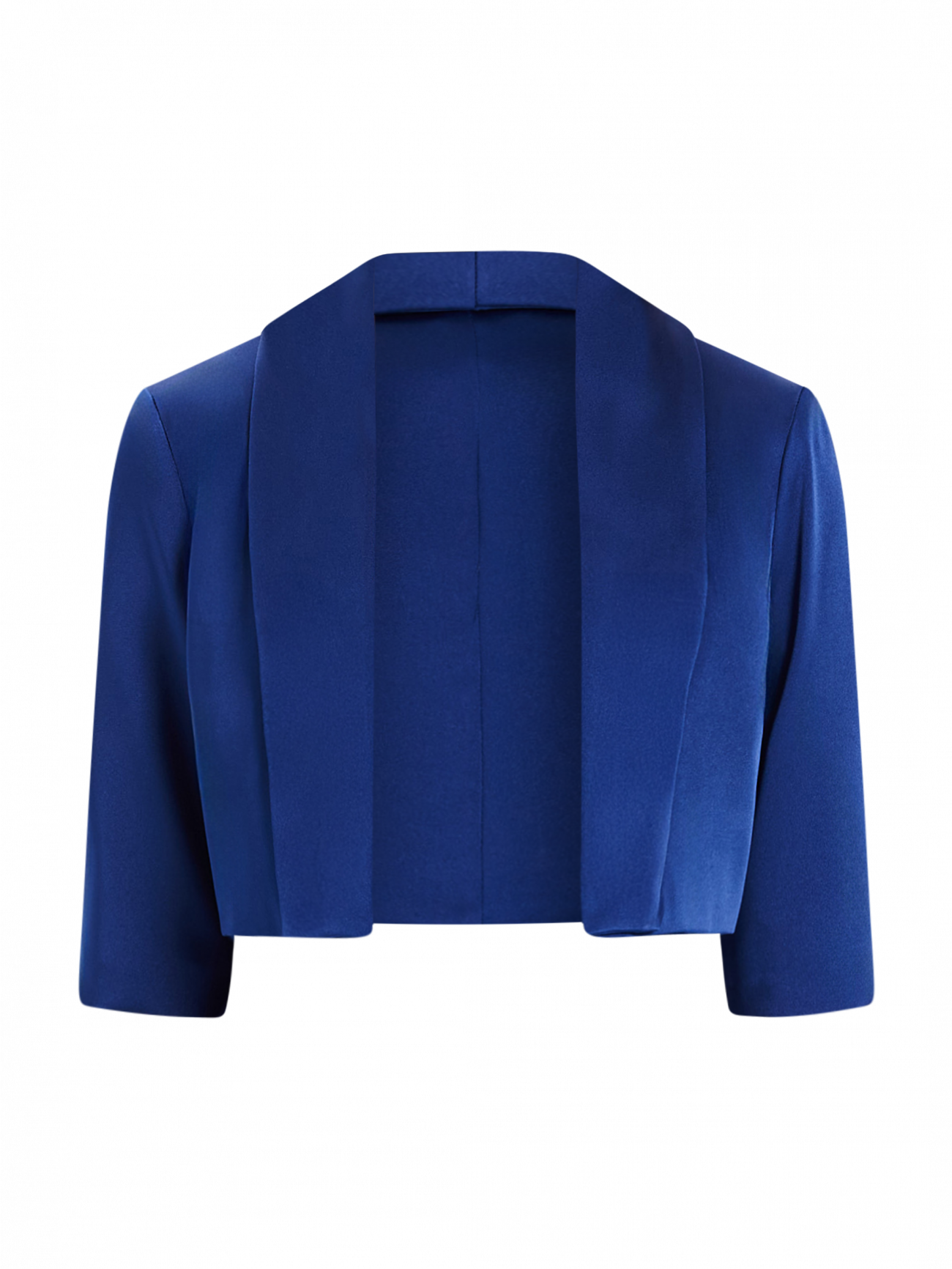 Boléro en satin Rinascimento atelier bleu det_4