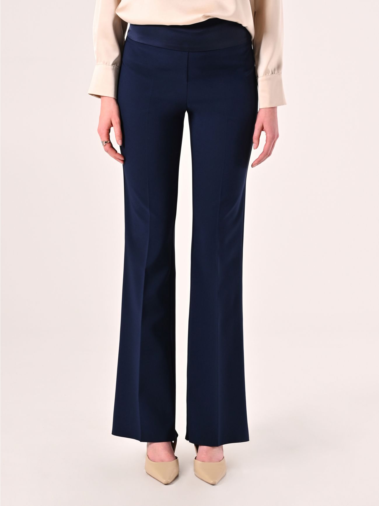 Pantalon de smoking bleu det_2