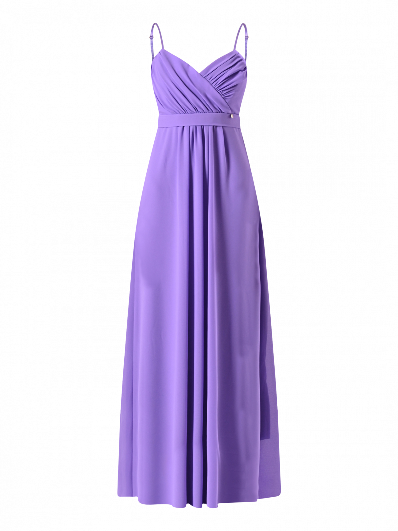 Lilac Empire-Waist Georgette Dress det_4