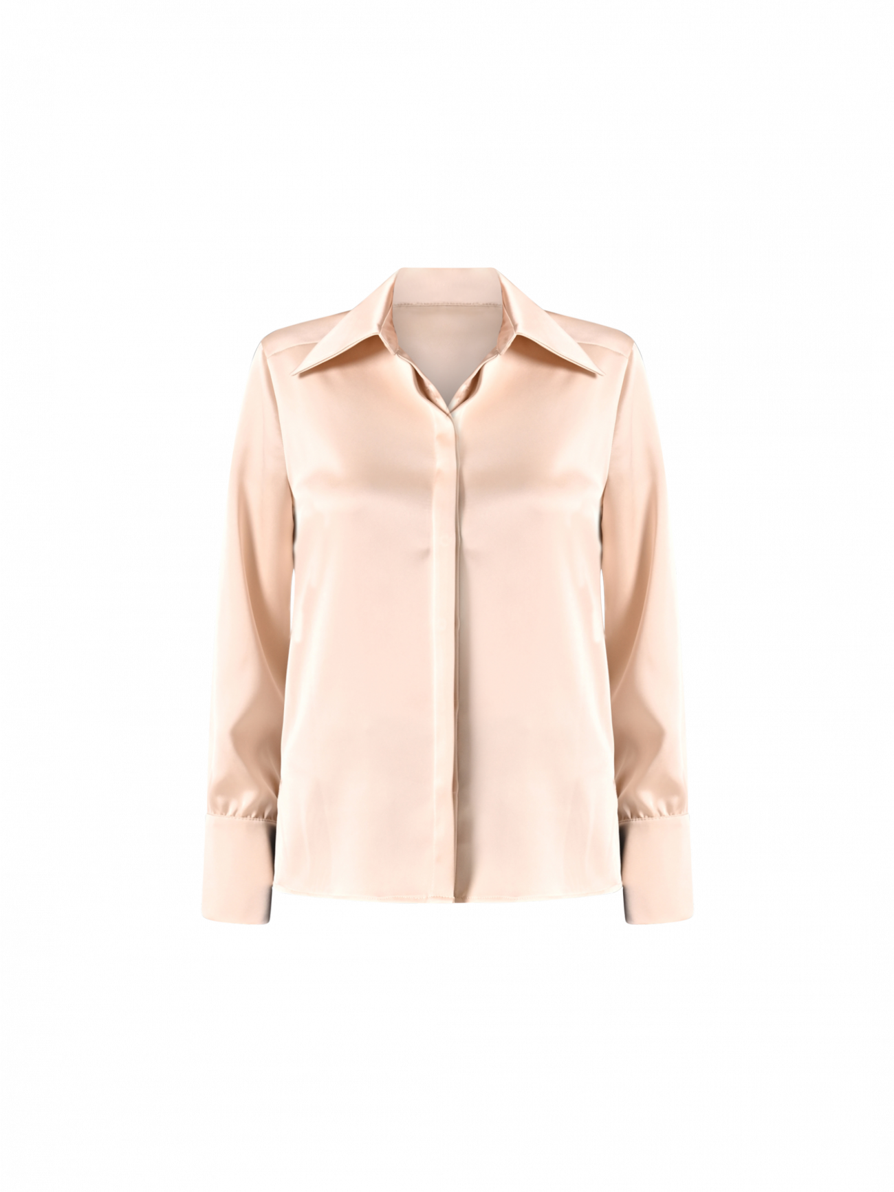 Camisa beige en raso det_4