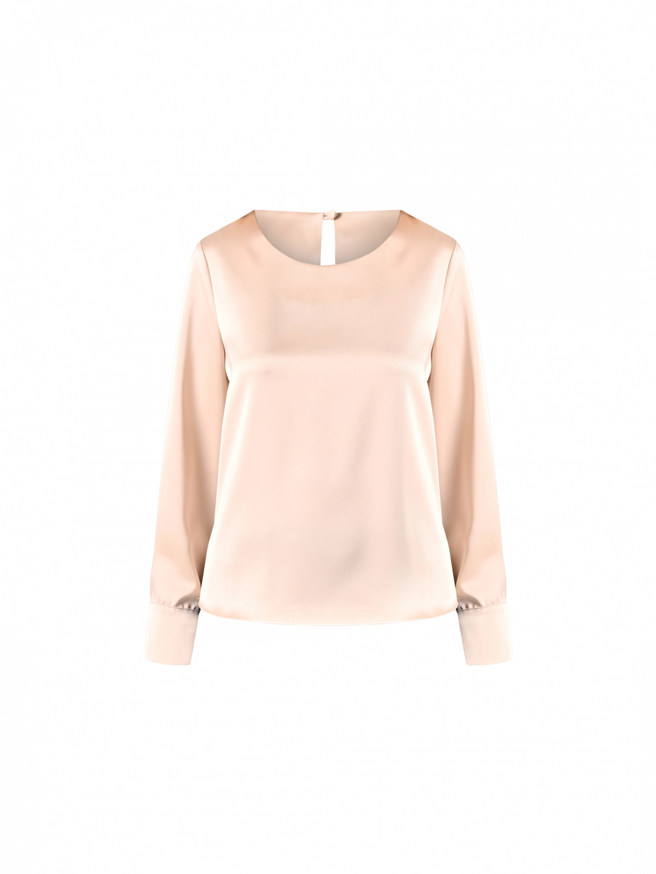 Bluse in Beige aus Satin det_4