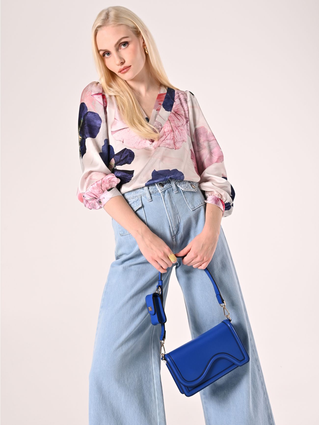 Blusa stampa Floreale  Rinascimento