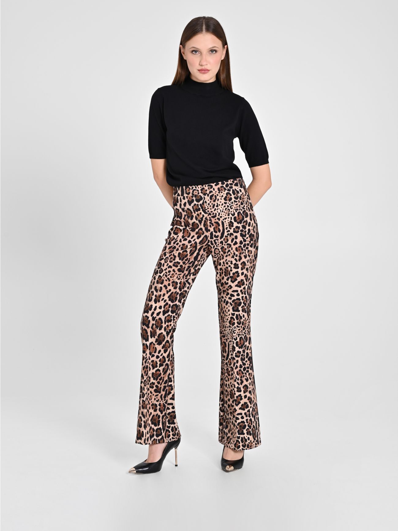 Pantalone Flared Animalier sp_e1