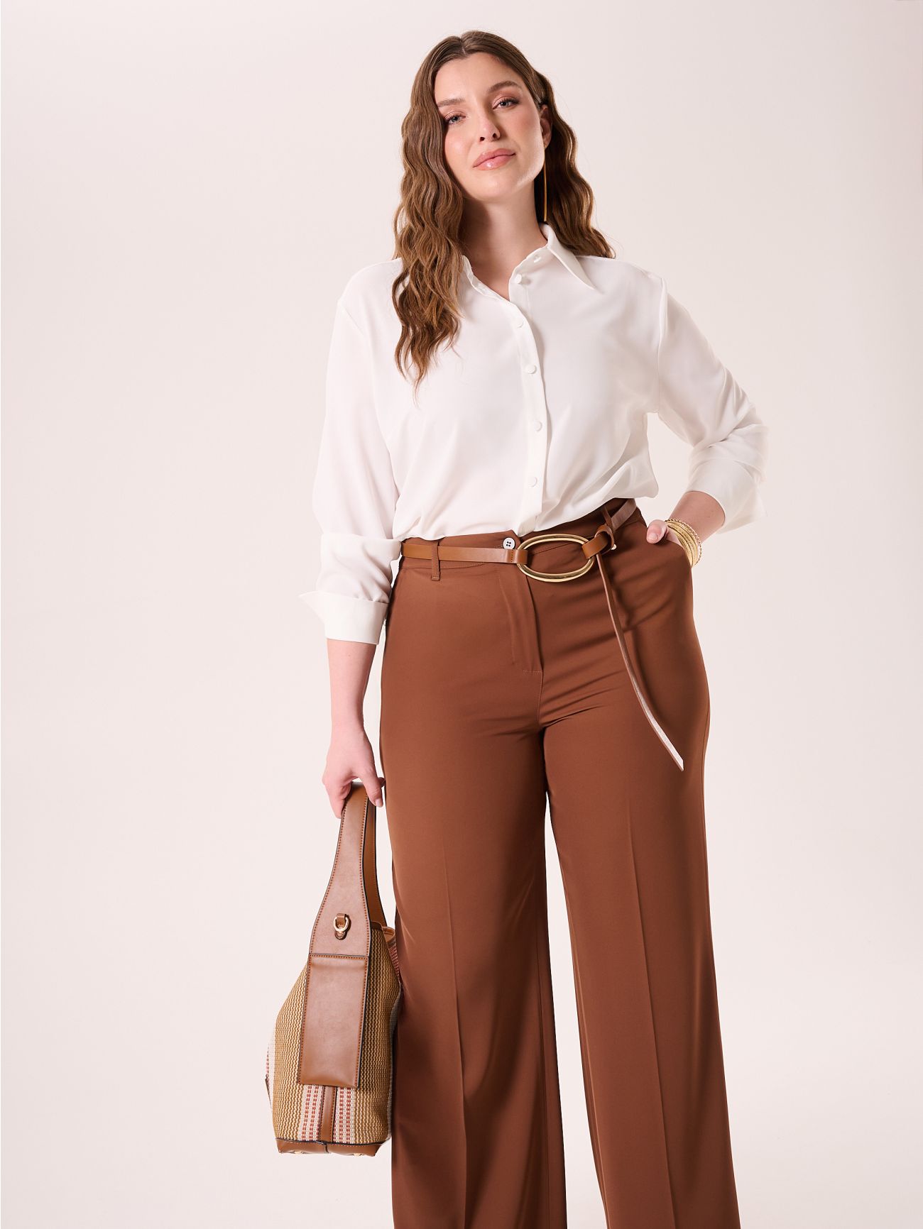 Curvy White Shirt  Rinascimento