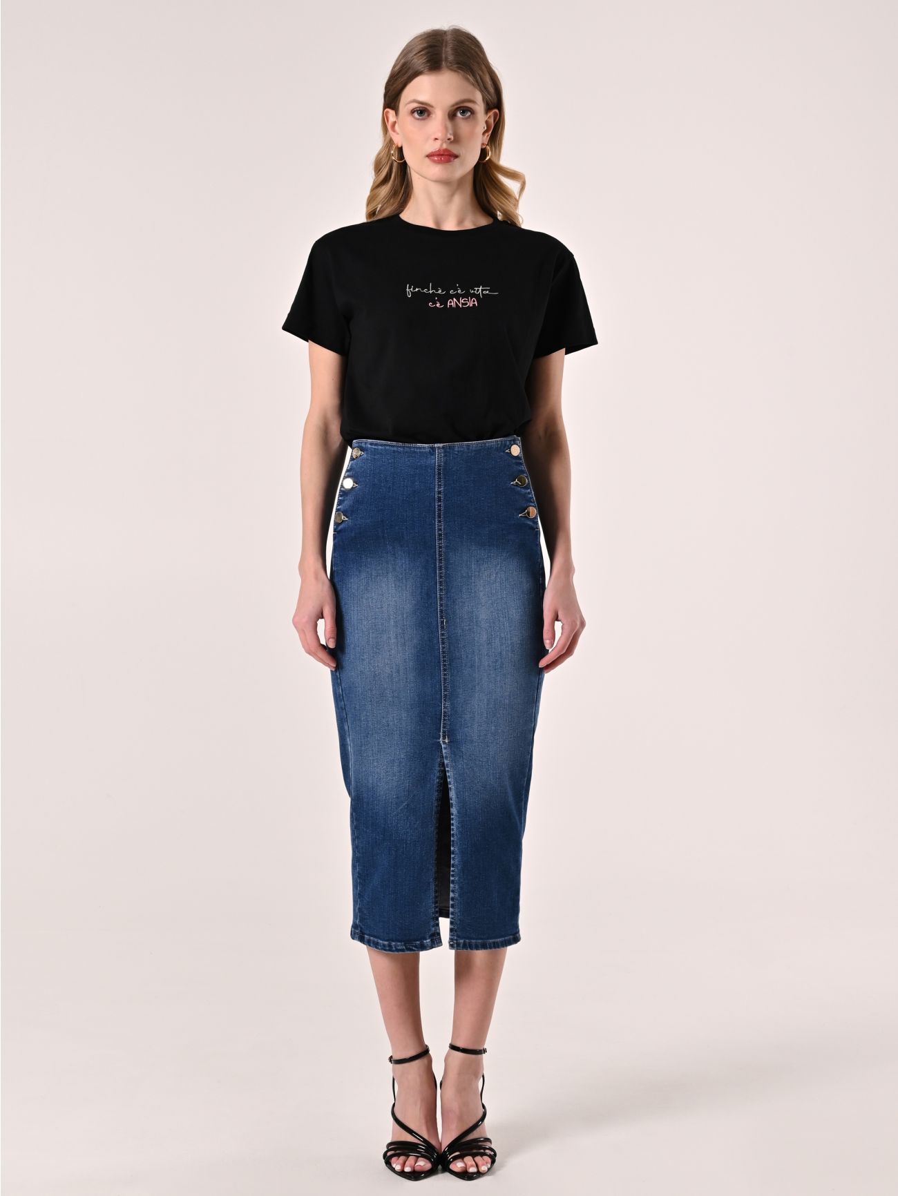 T-Shirt Ansia Nera  det_1