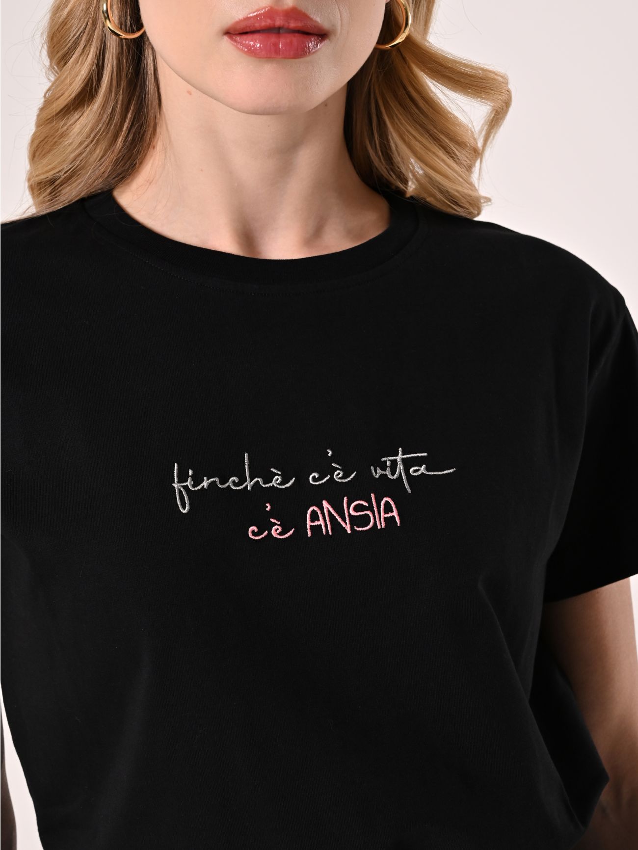 T-Shirt Ansia Nera  in_i5