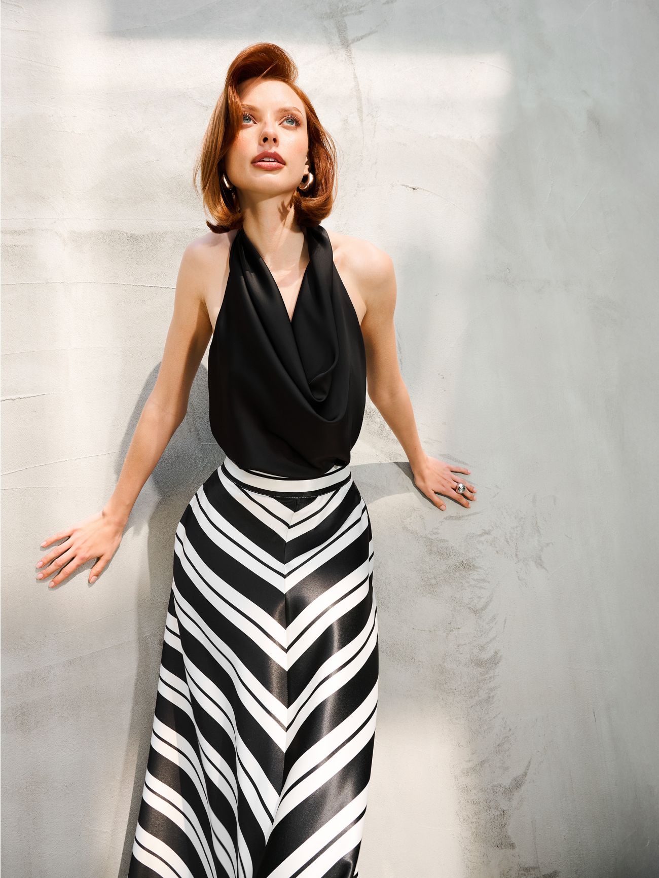 Top noir en satin sp_e1