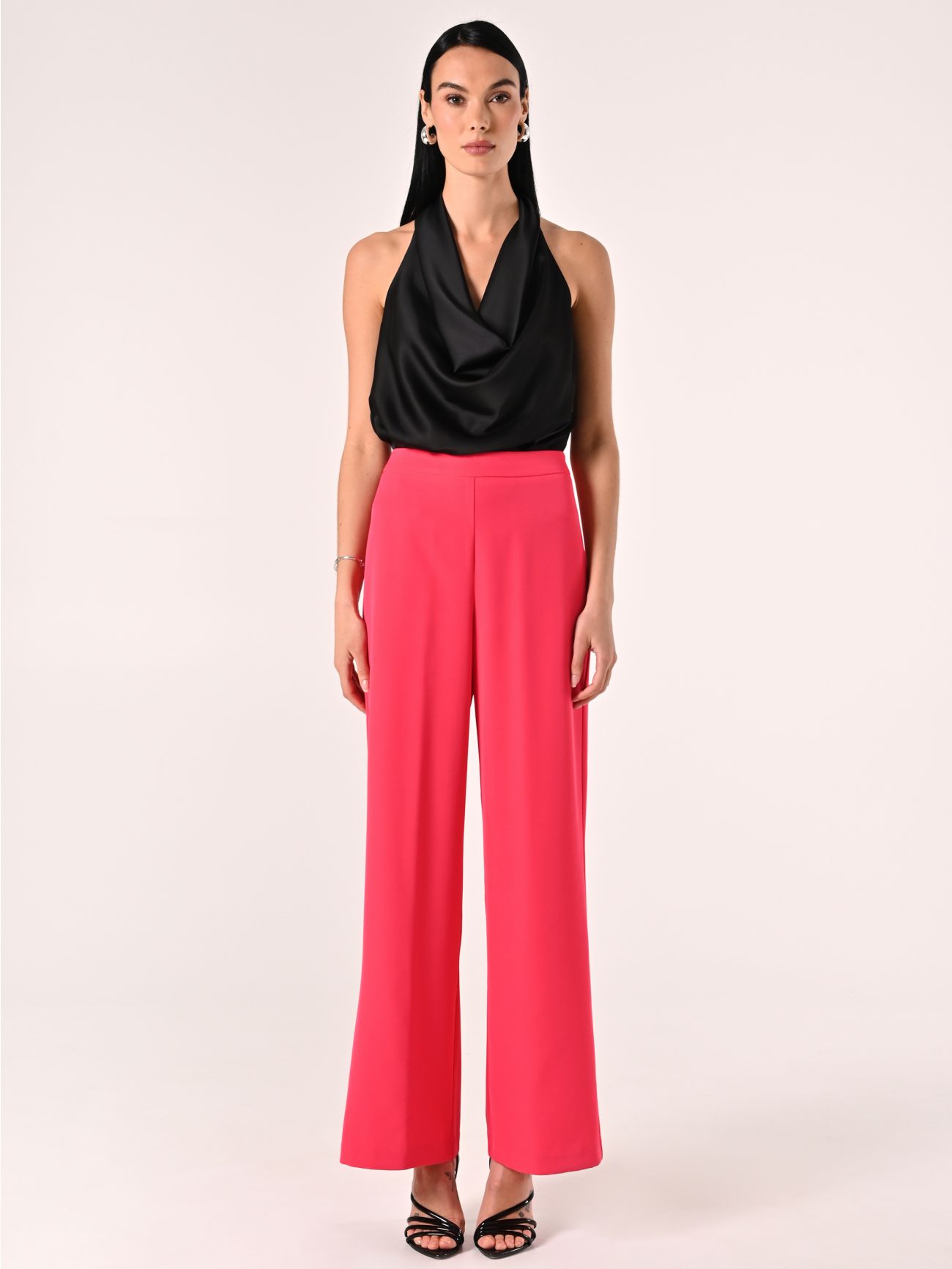 Loose Trousers in Fuchsia Cady det_1