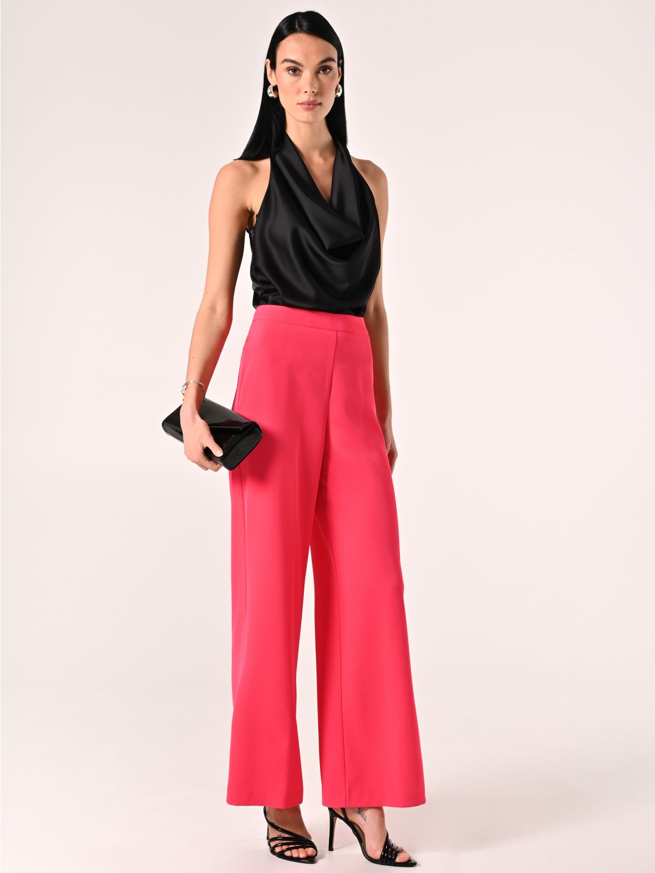 Loose Trousers in Fuchsia Cady sp_e1