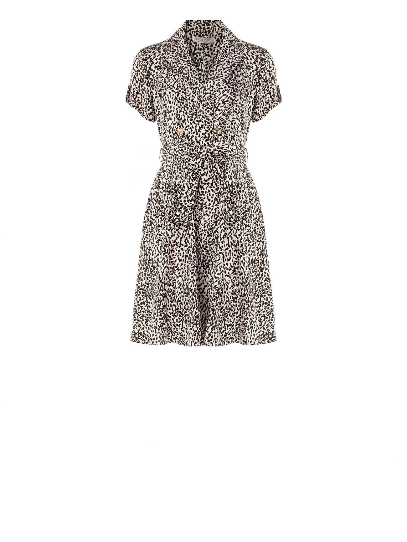 Kurzes Kleid mit Animal-Print det_4