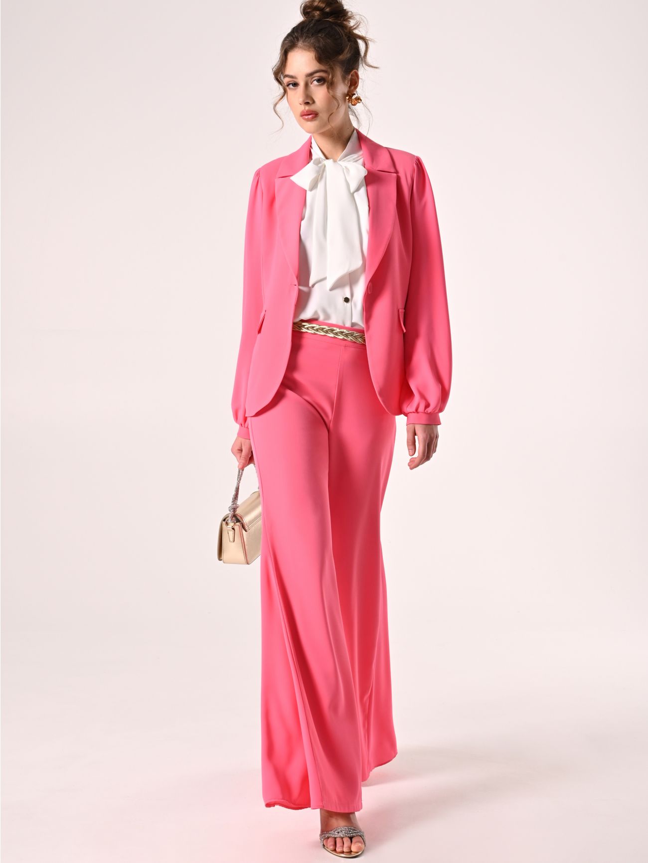 Pantaloni in Cadi color Camelia in_i7