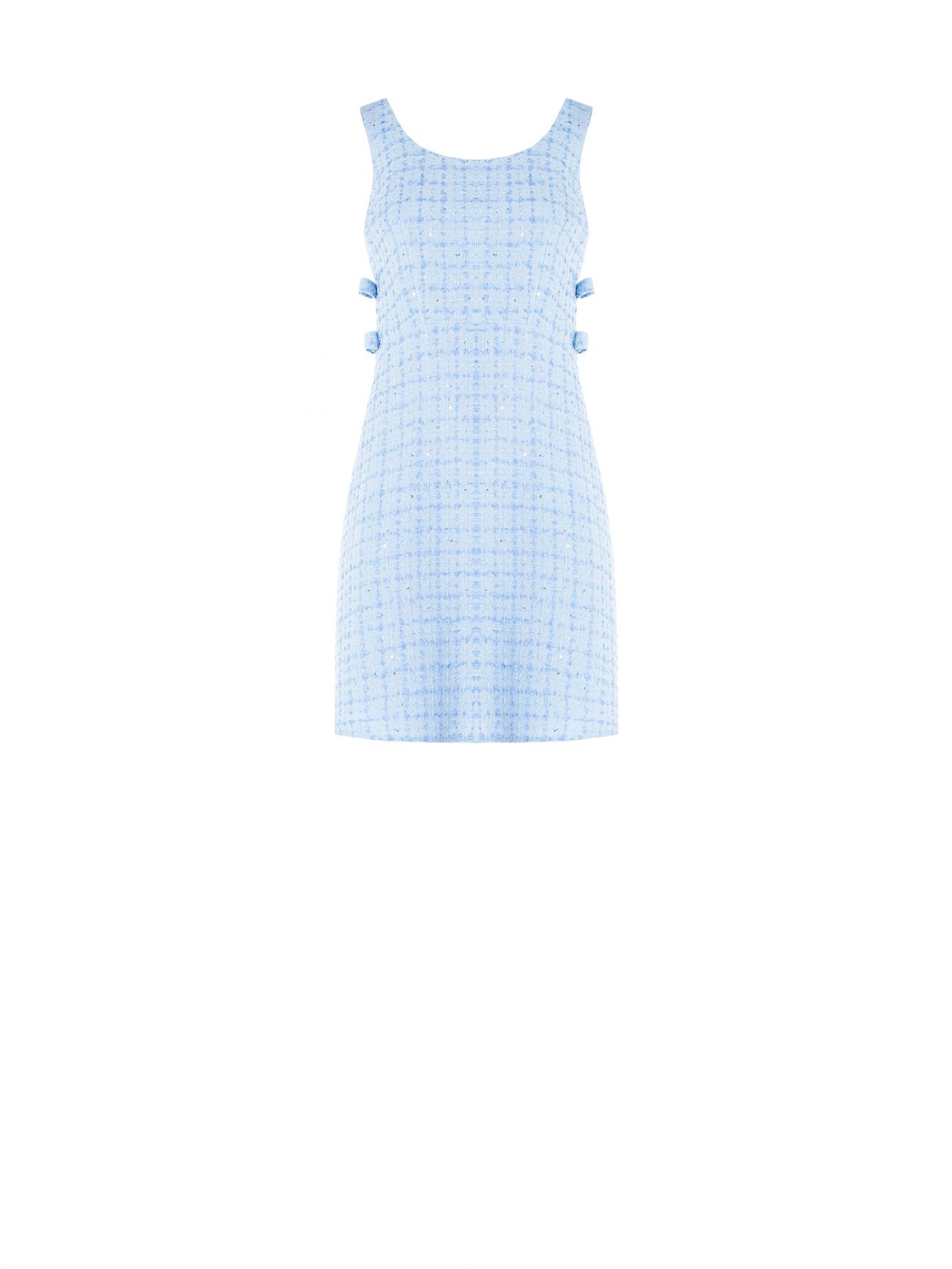 Abito con Fiocchi in Tweed con Micro Paillettes det_4
