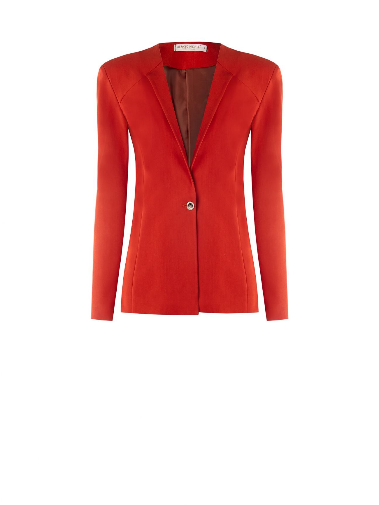 Veste déstructurée couleur terracotta det_4
