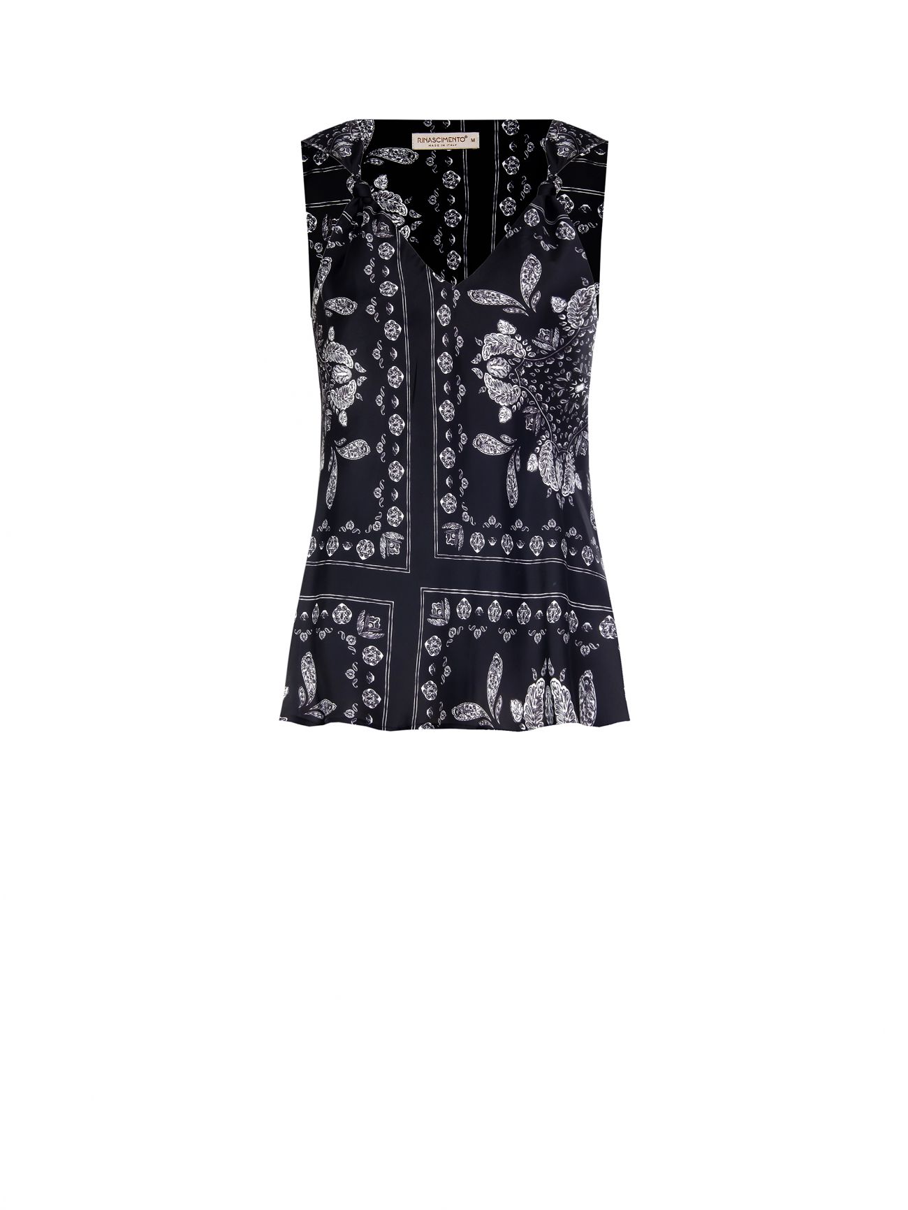 Top de satén con estampado paisley det_4