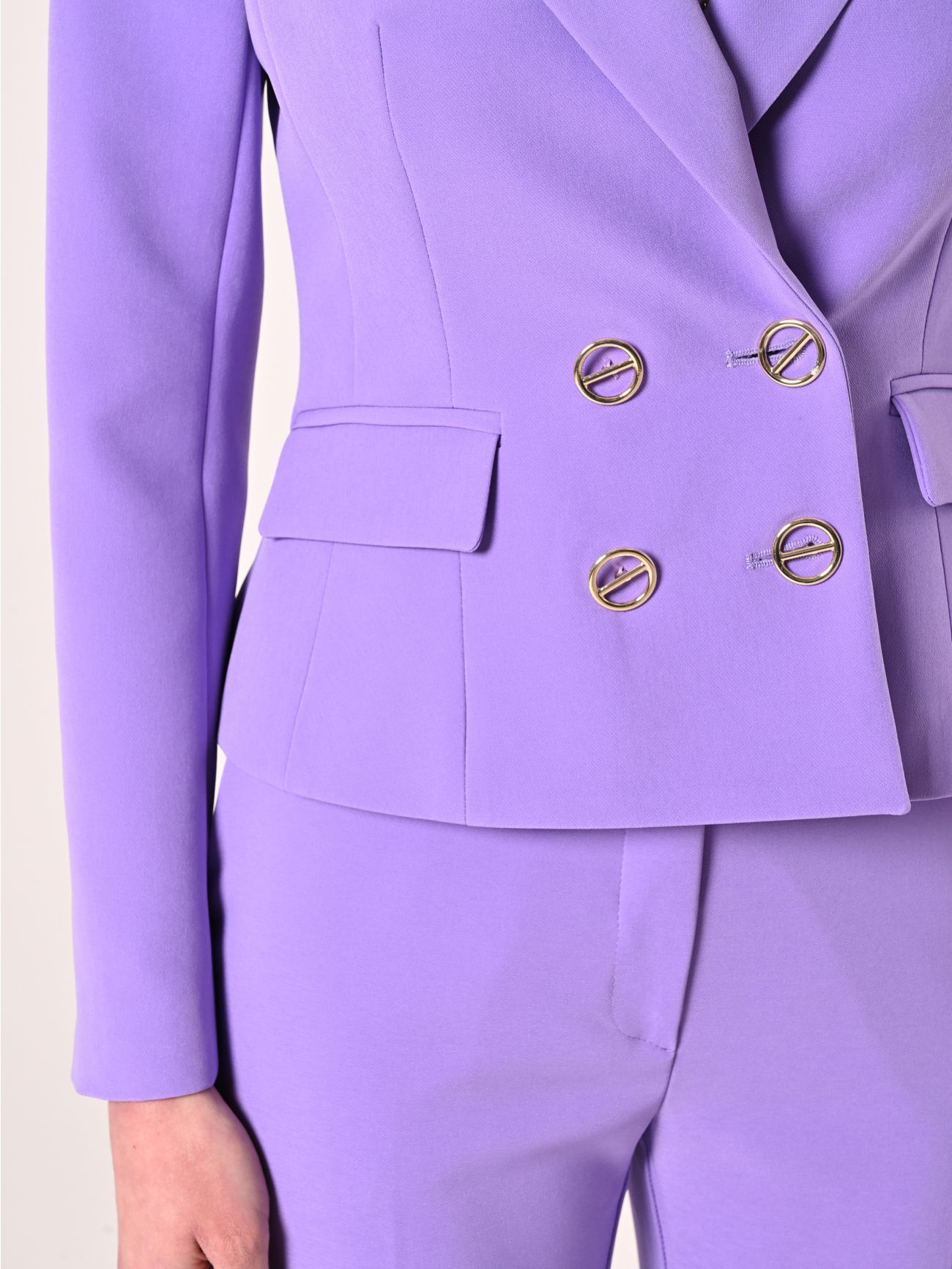 Chaqueta de tejido técnico lila in_i5