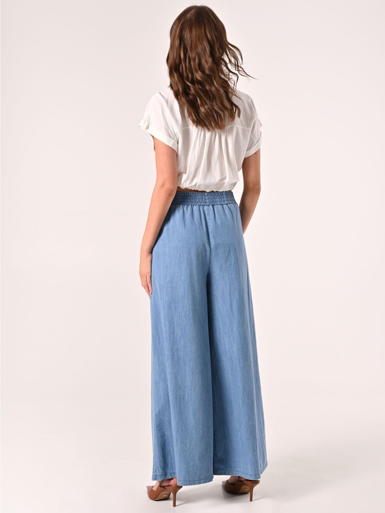 Wide Jeans in Light Fabric det_3