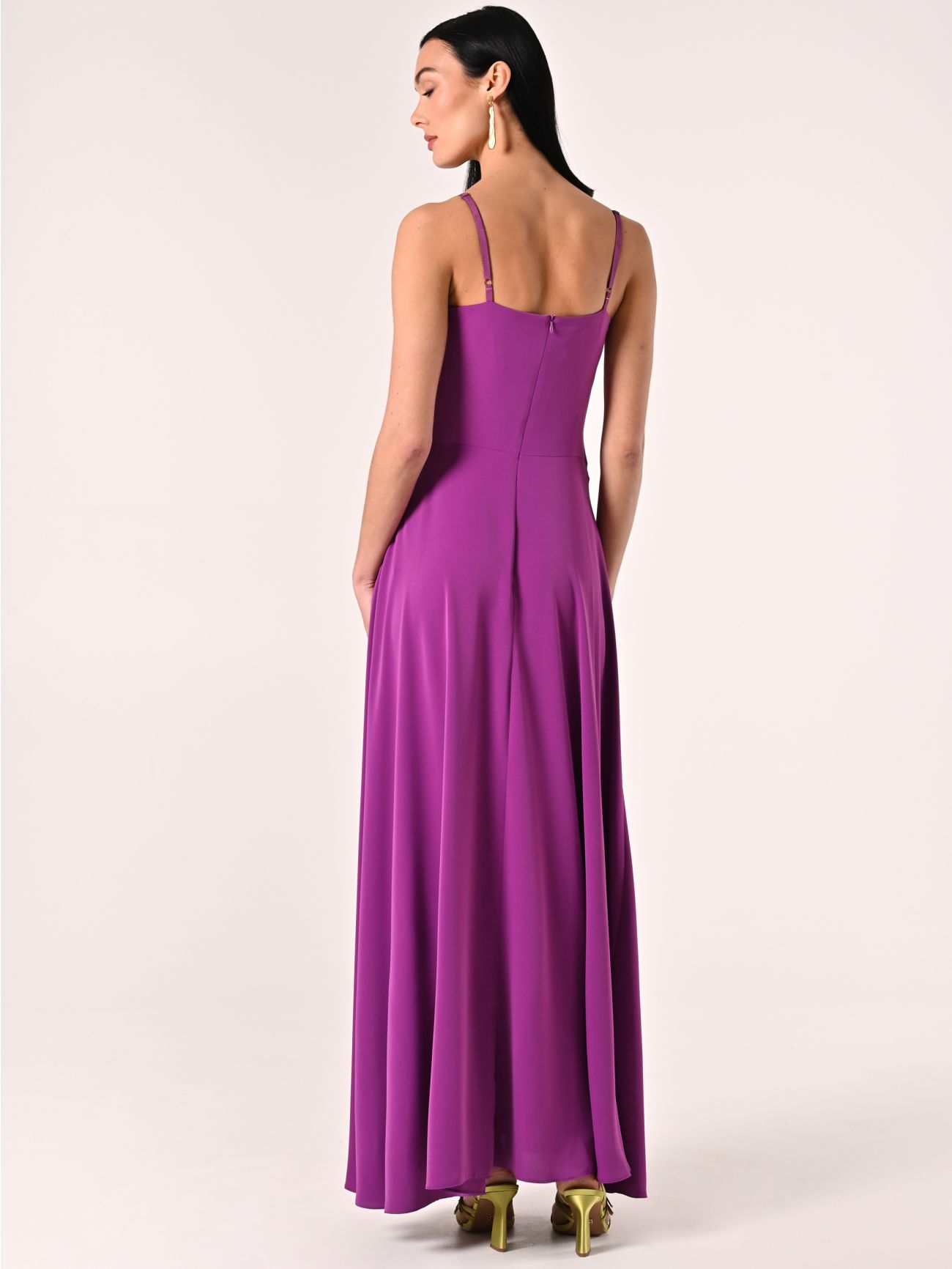 Vestido largo iris violeta det_3