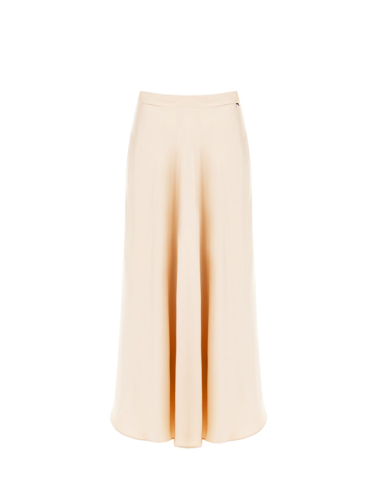 Gonna in Raso Beige Chiaro det_4