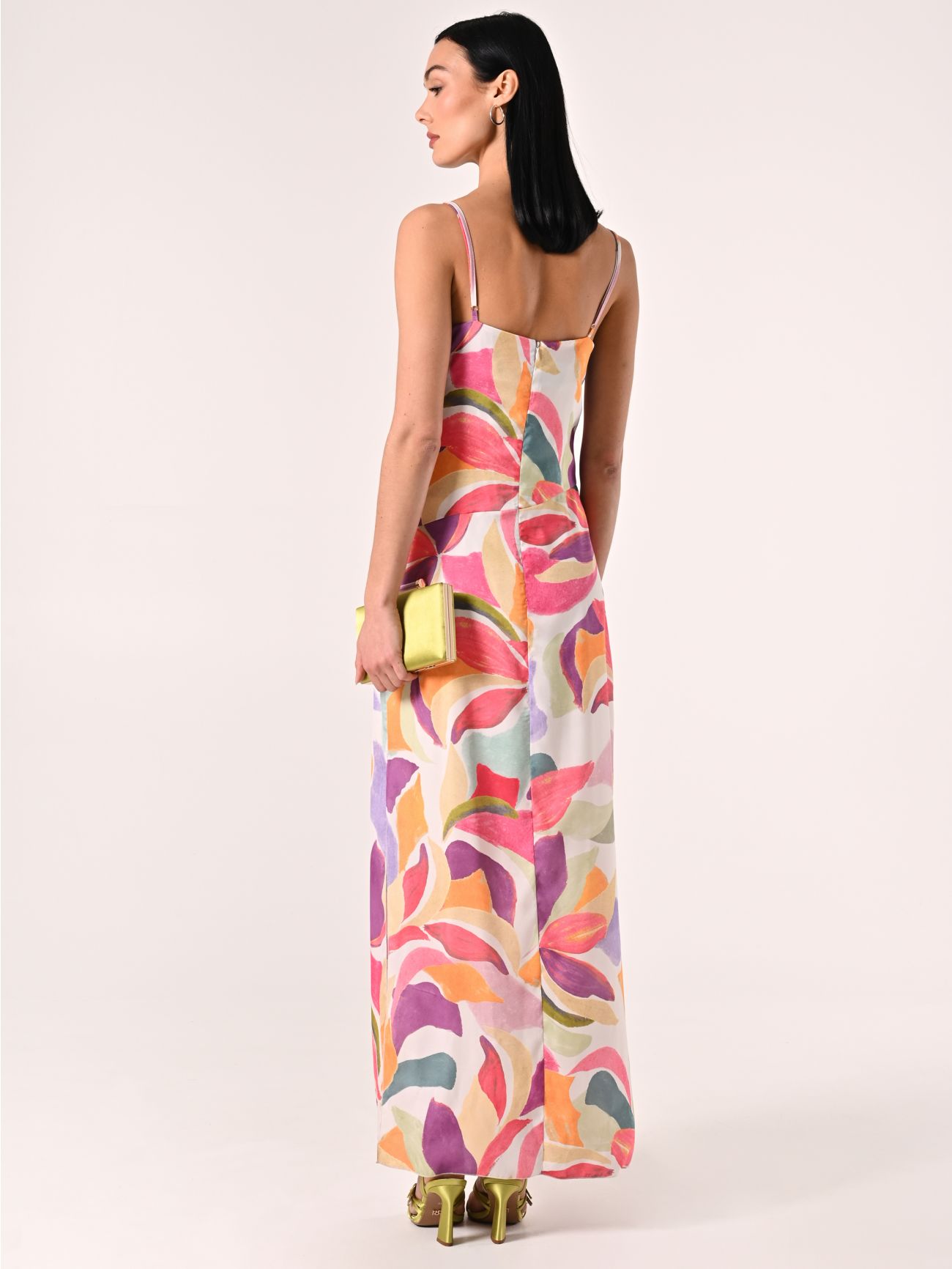 Vestido multicolor con enagua det_3