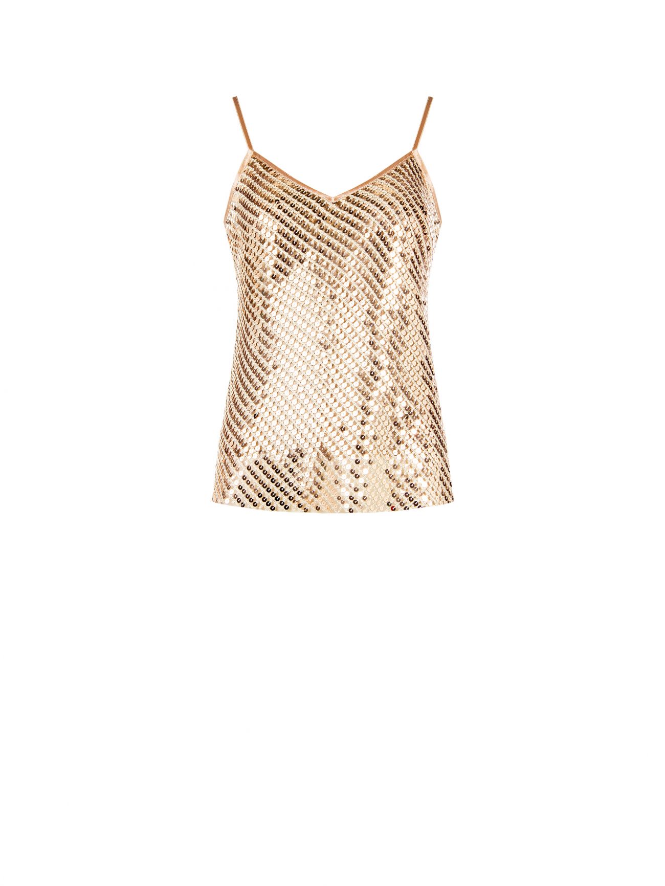 Top doré crochet et paillettes det_4