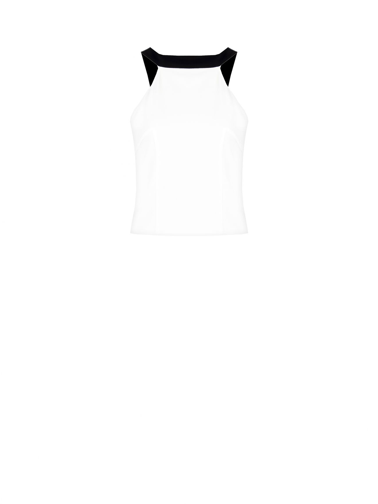 Top Bicolore Black & White con Fiocco det_4