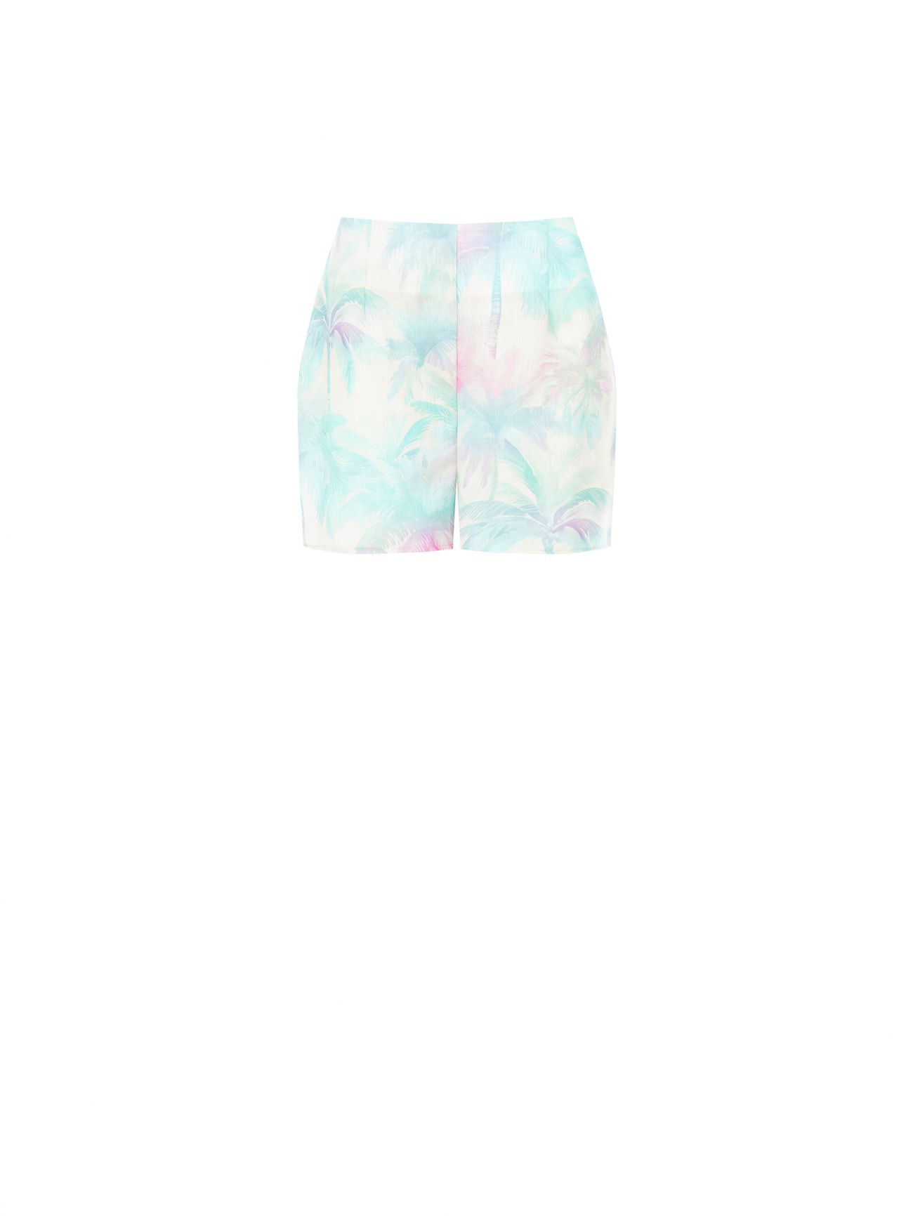 Shorts mit Palmen-Print det_4