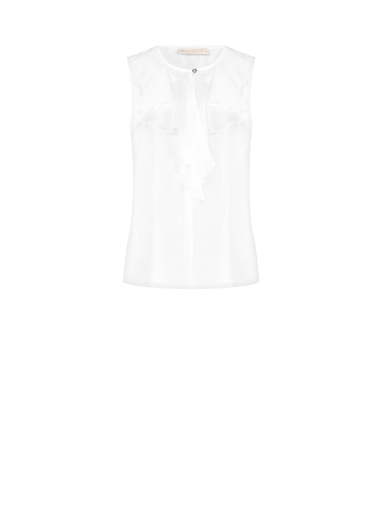 White Ruffled Blouse det_4