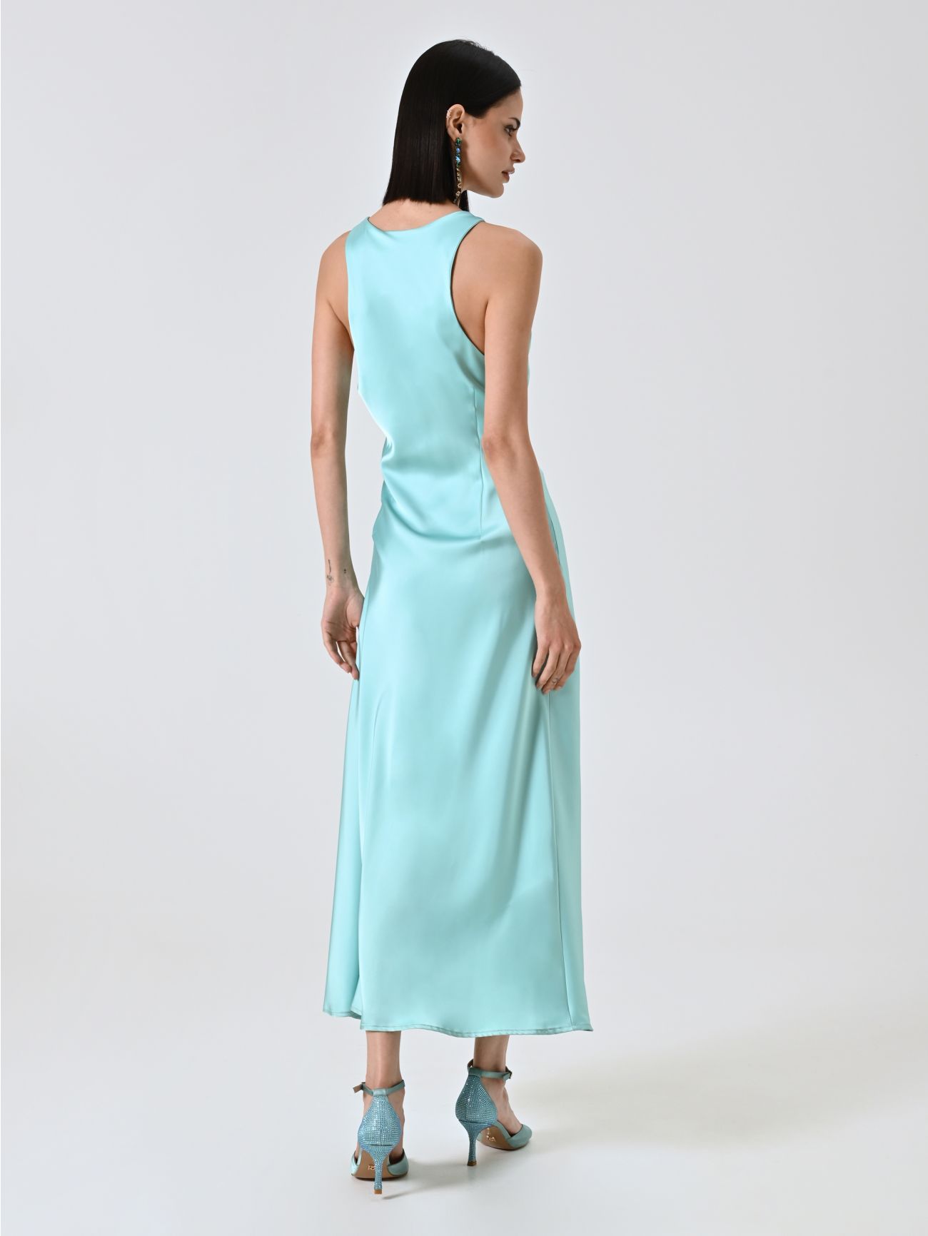  Vestido de Satén Aguamarina det_3