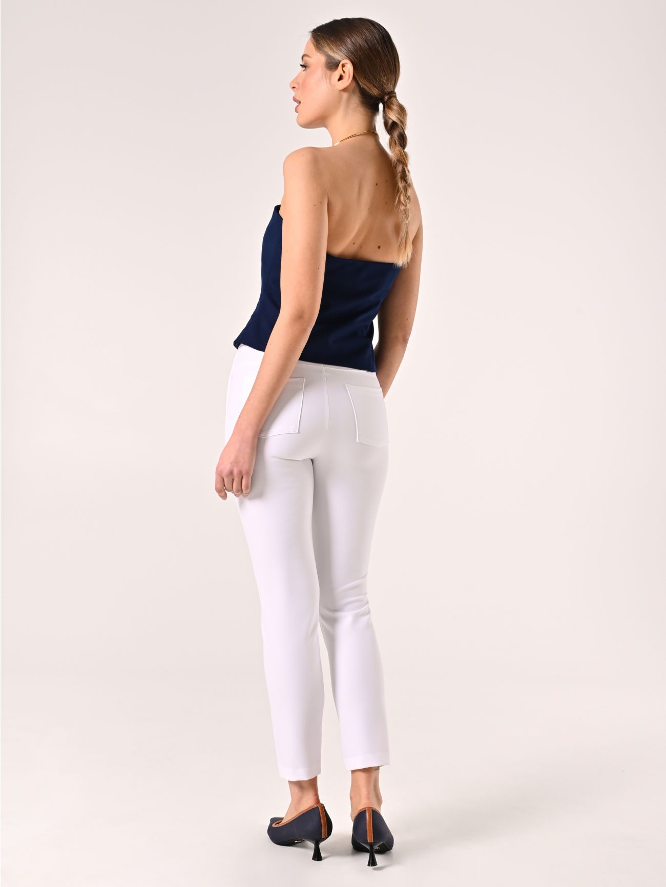 Pantalón blanco con botones marineros det_3