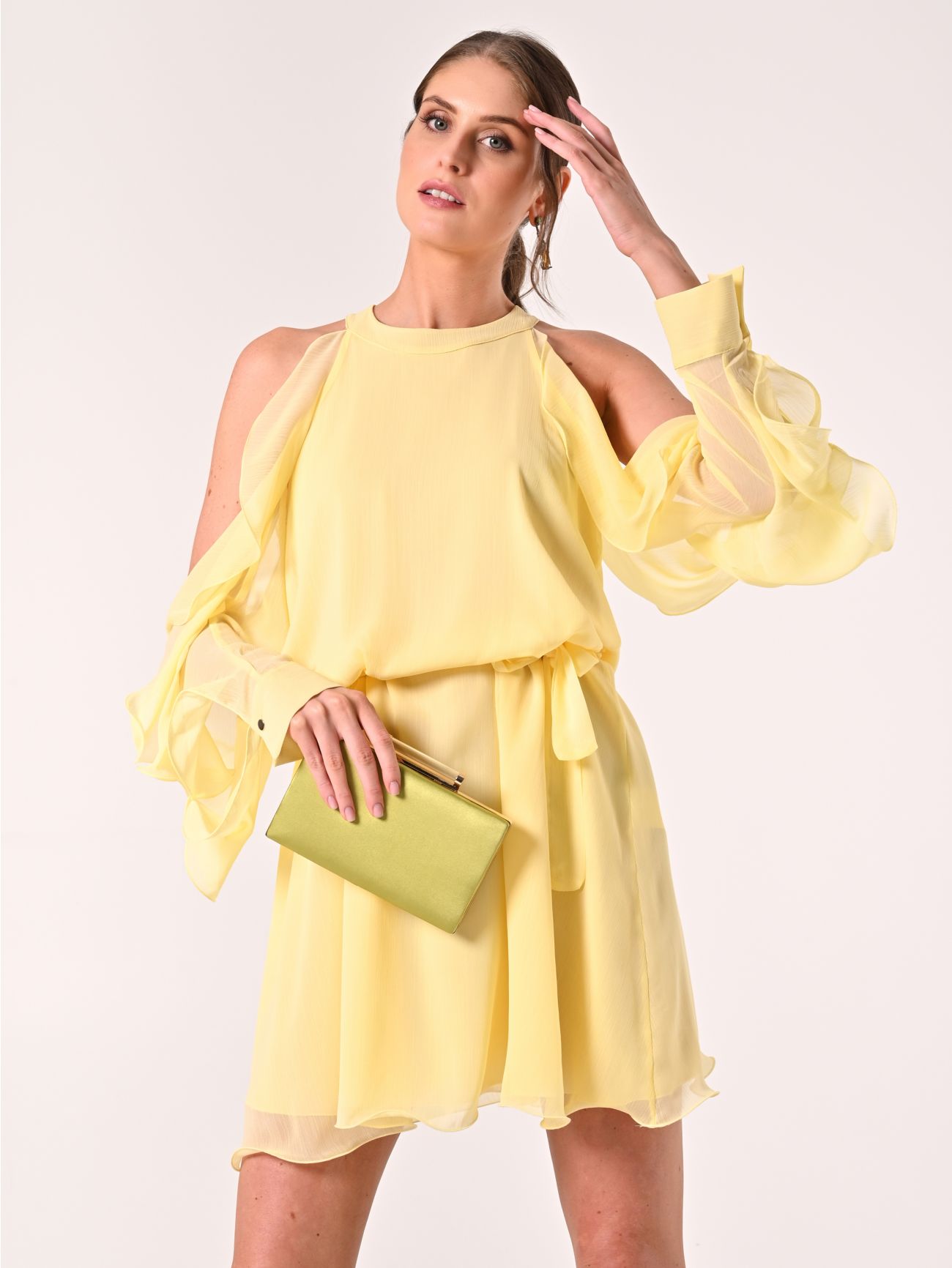 Abito Giallo con Rouches sp_e1