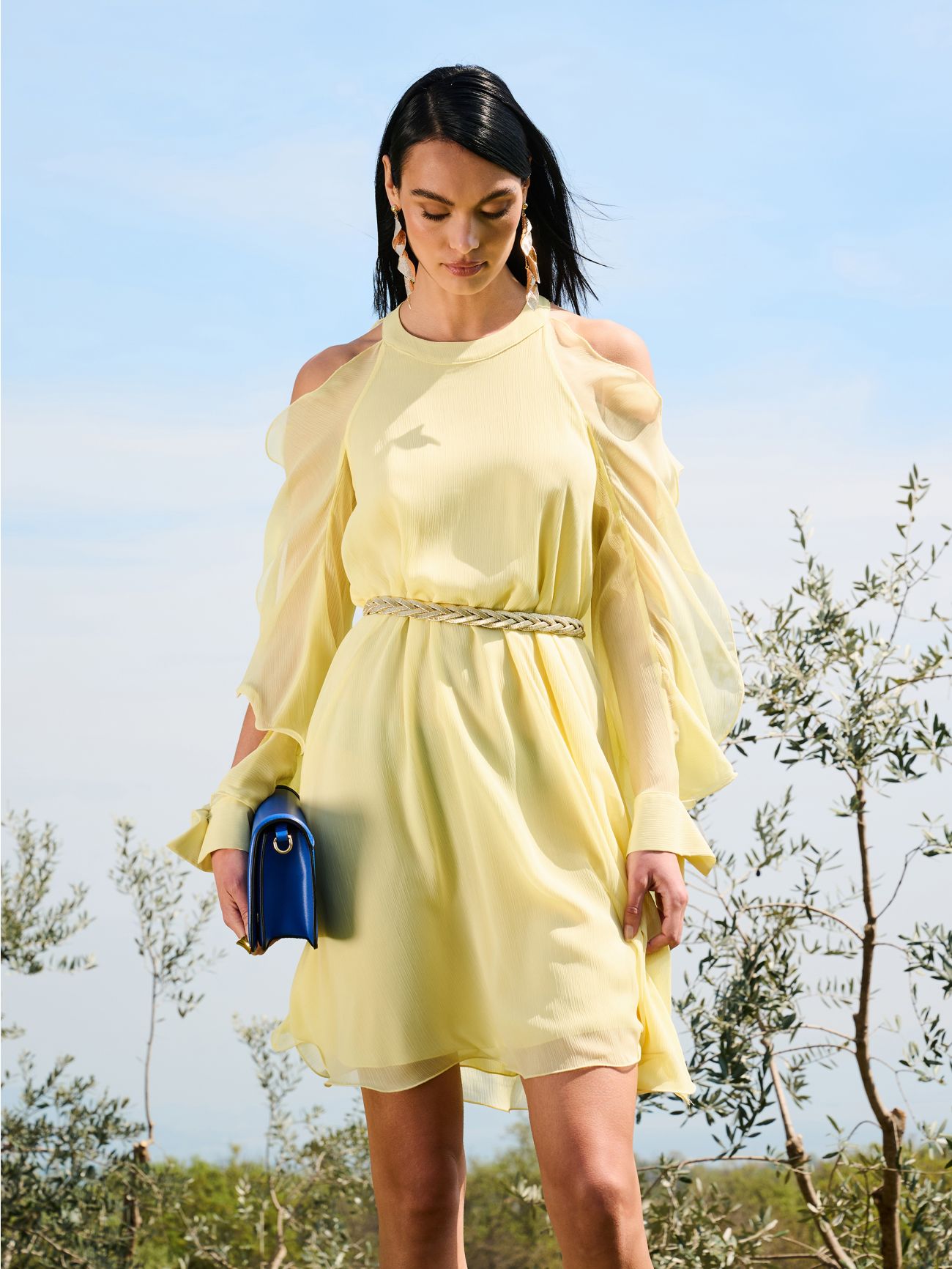 Yellow Flouncy Dress  Rinascimento