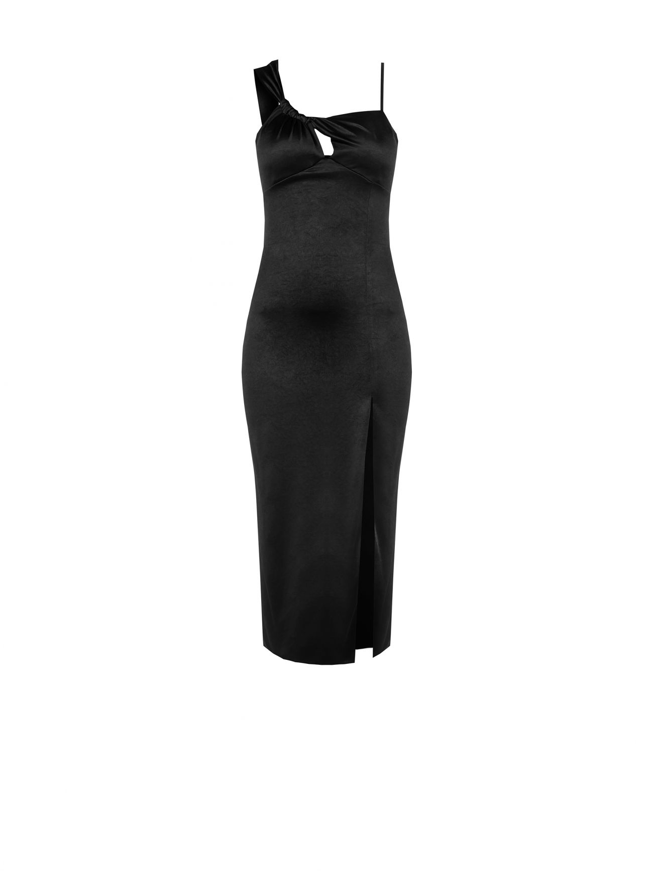 Stretch-Kleid in Schwarz det_4