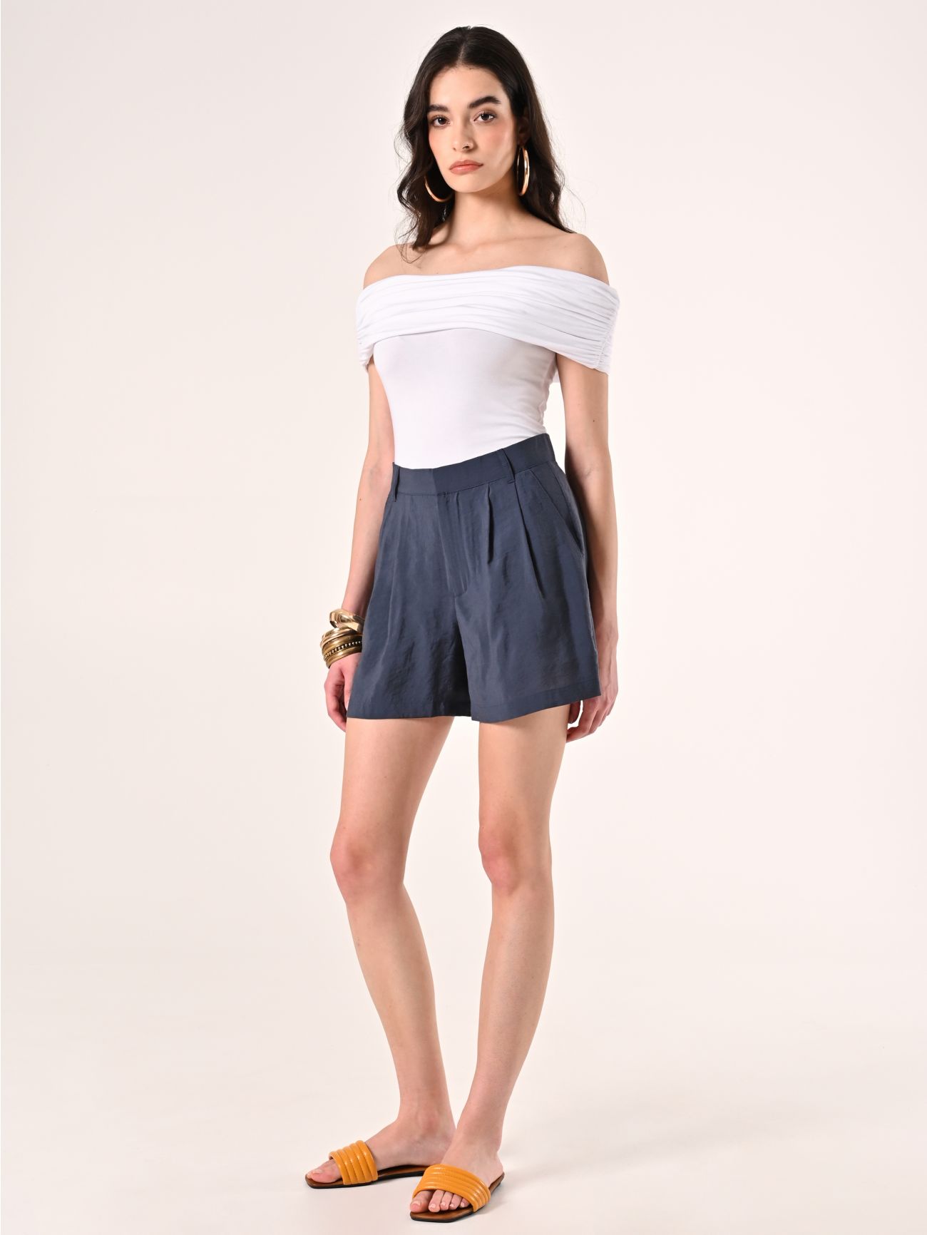 Shorts Blu in Misto Modal in_i7