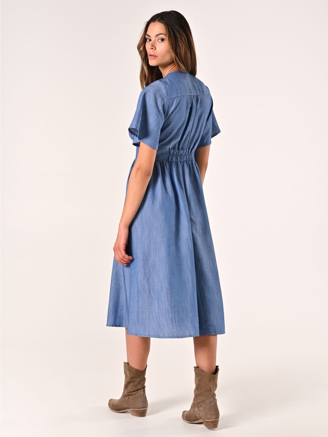 Chemisier in Chambray det_3