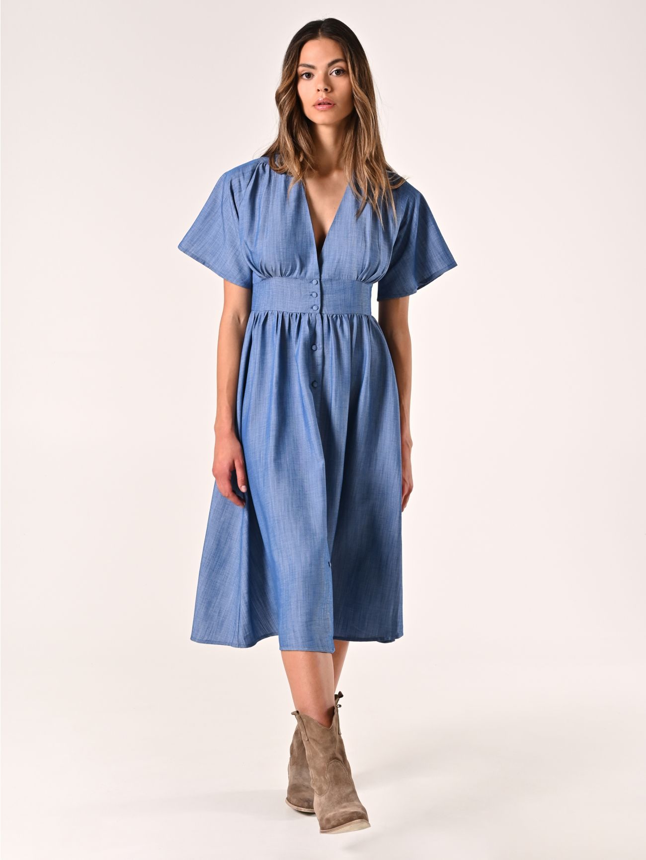 Chemisier in Chambray in_i7