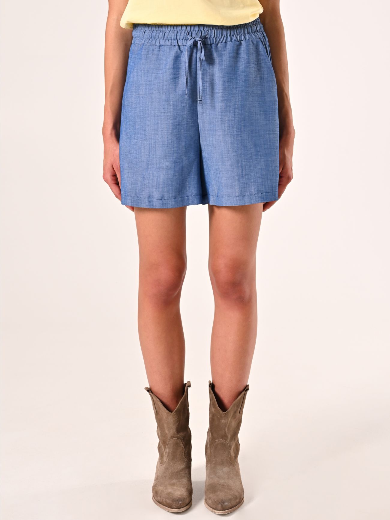 Chambray Shorts det_2