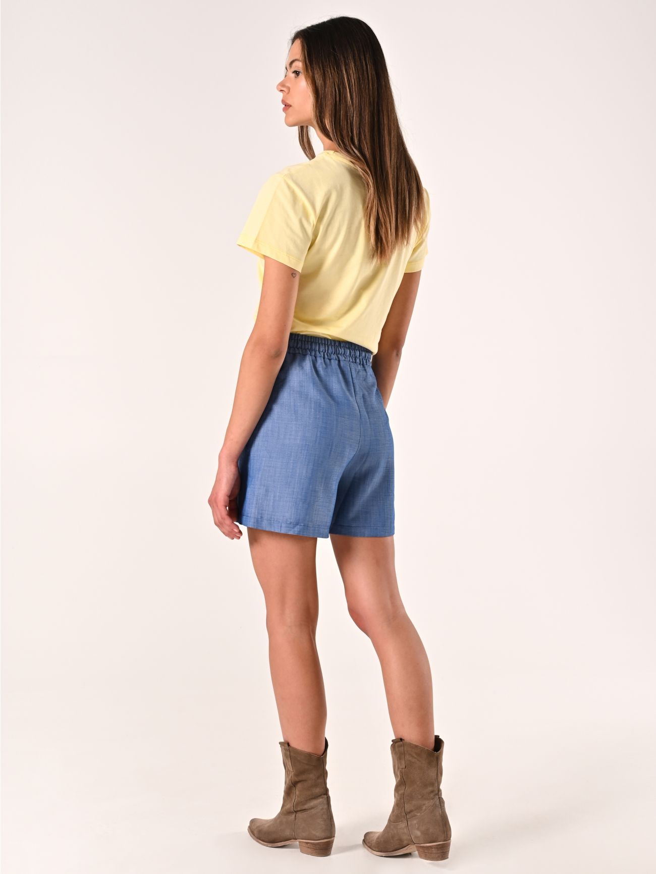 Chambray Shorts det_3