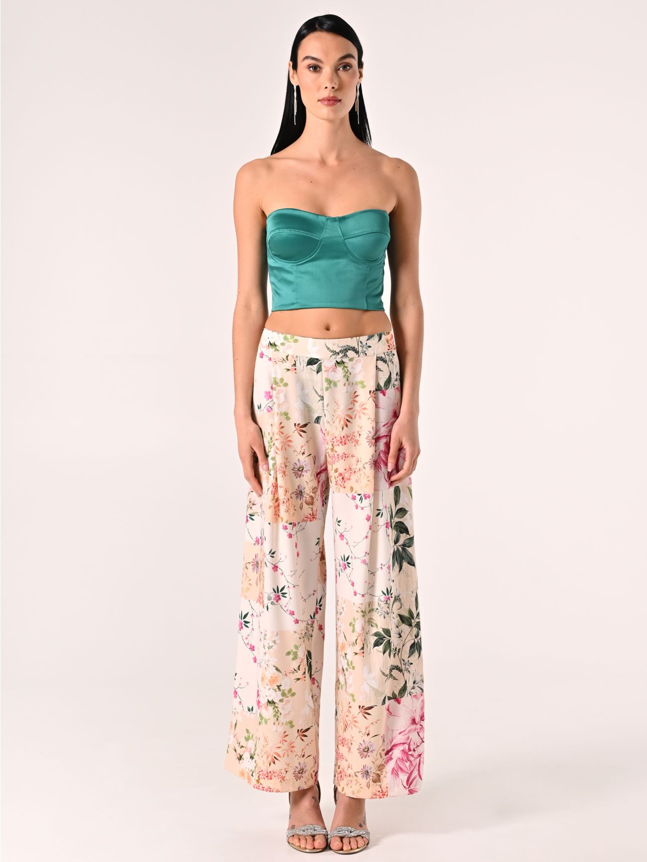 Pantalon souple imprimé fleuri det_1