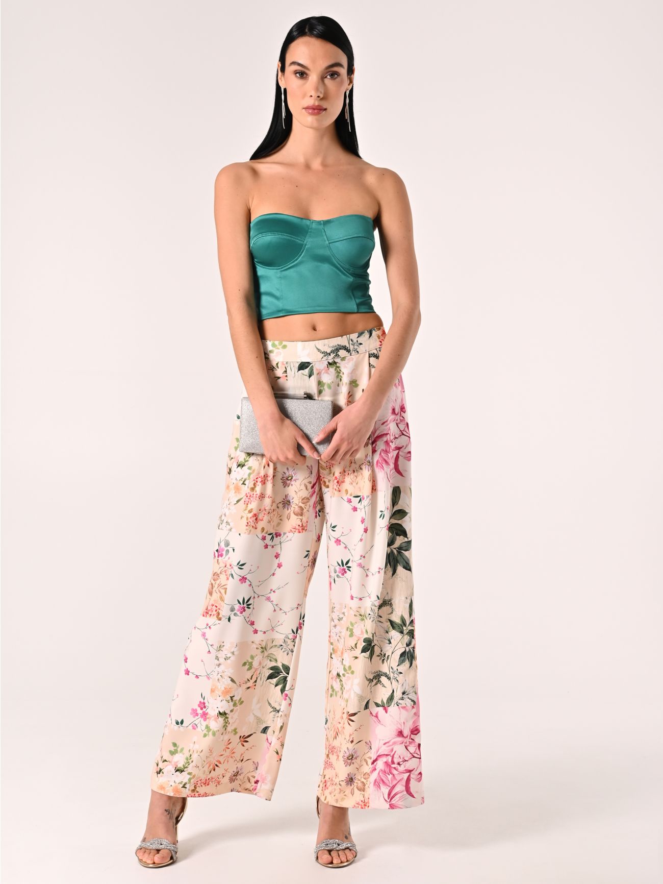 Pantalon souple imprimé fleuri sp_e1
