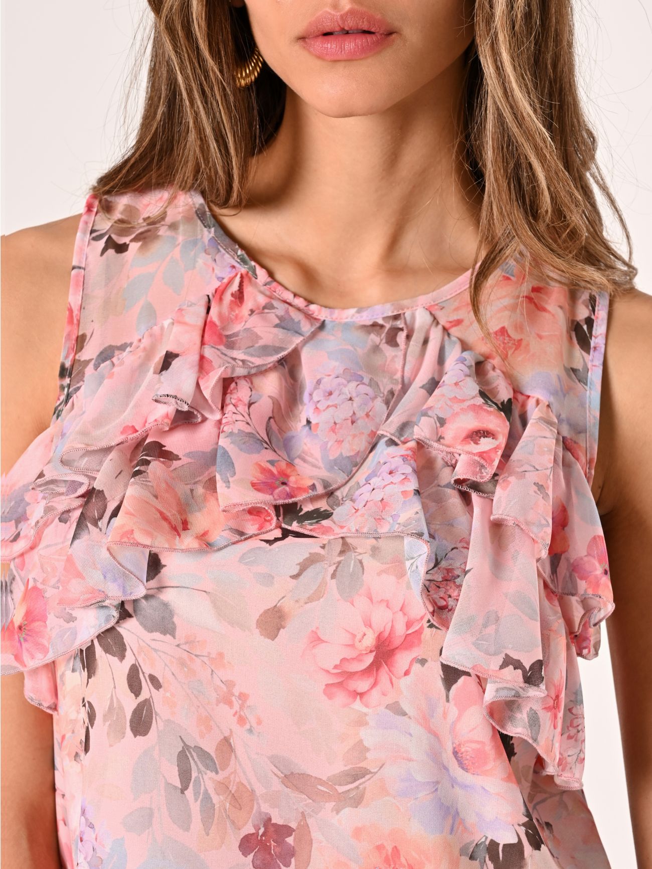 Flouncy Floral-print Top in_i5
