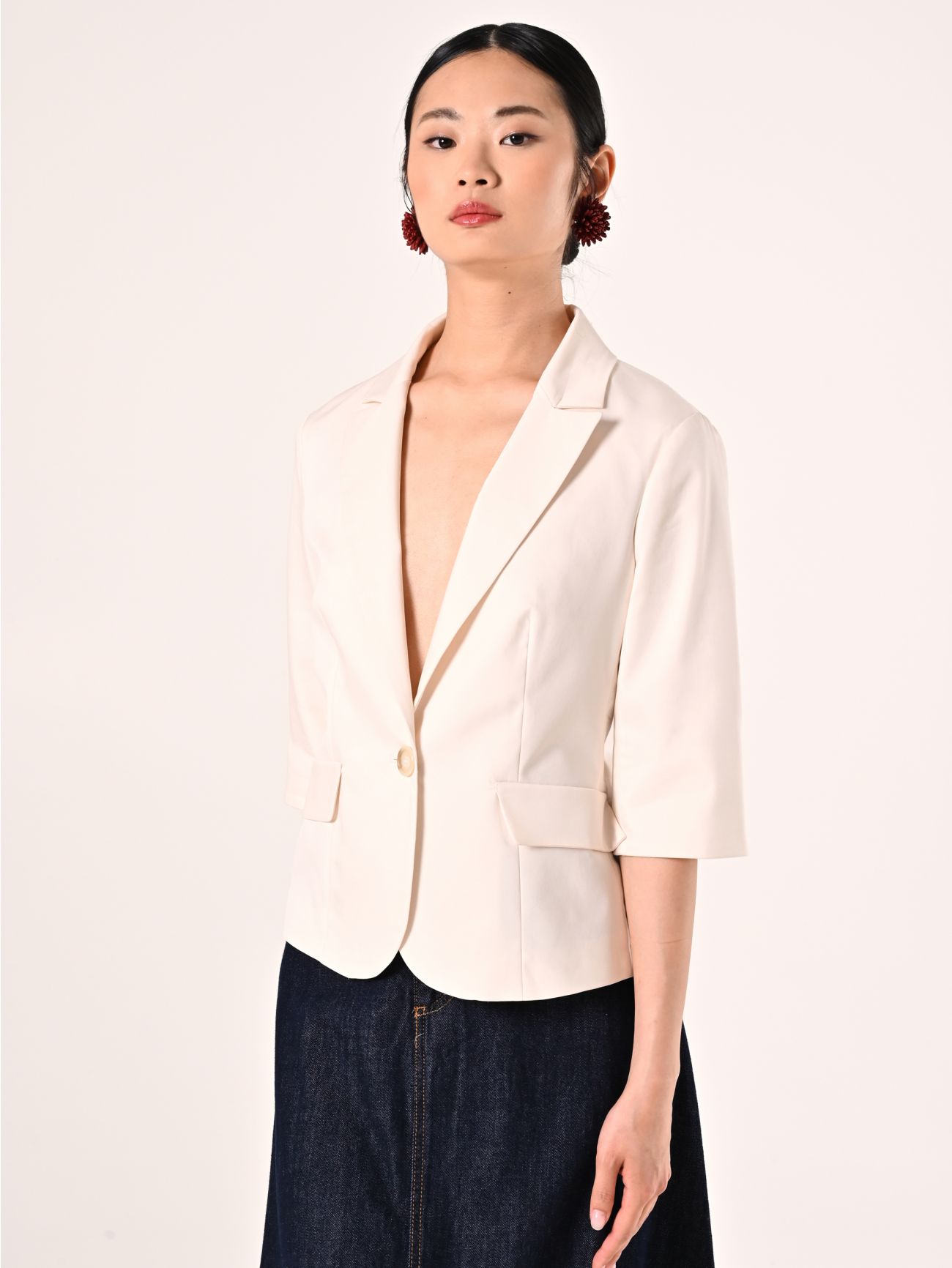 Short Cotton Jacket in_i7