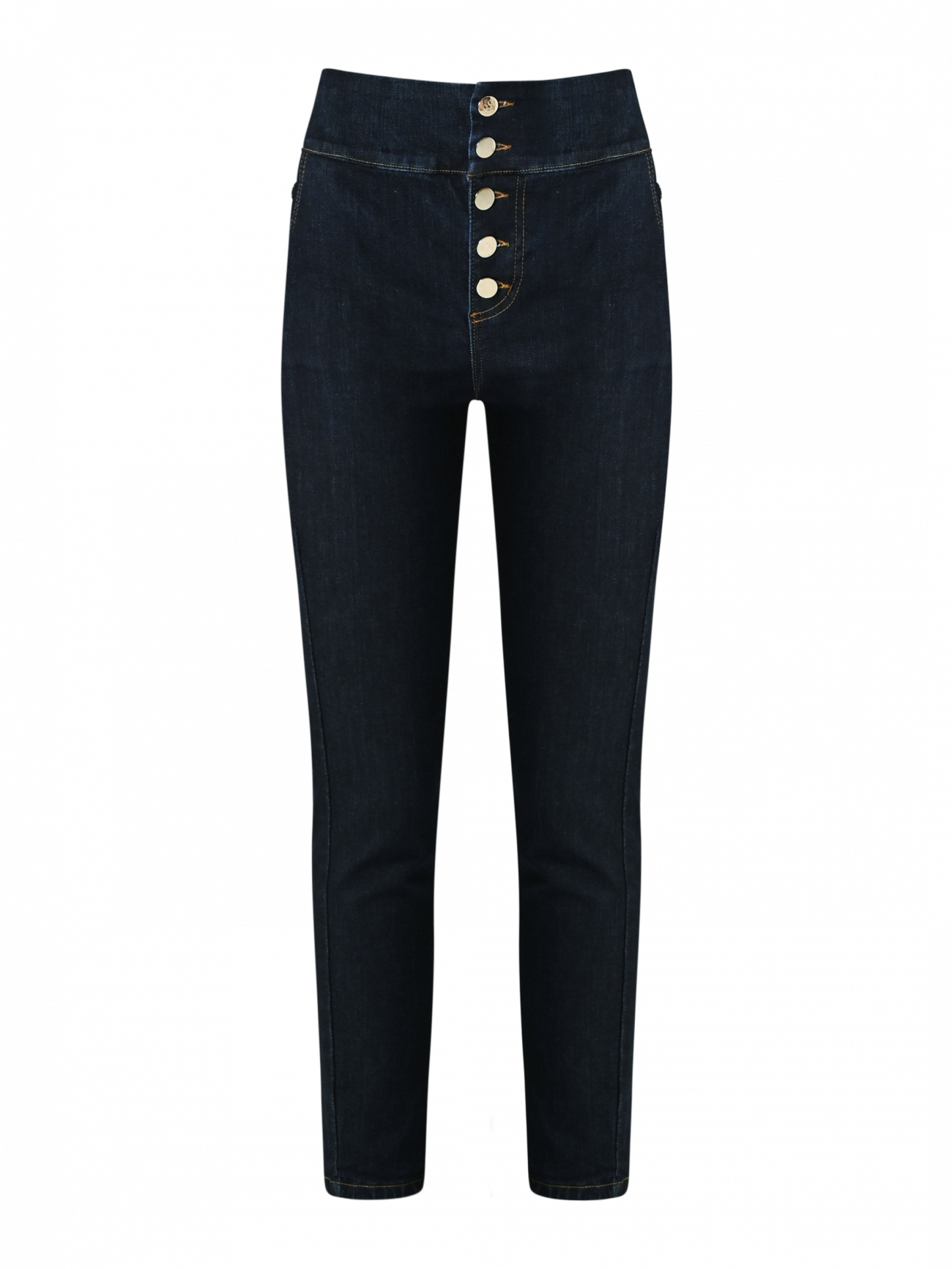 Slim-Fit-Jeans mit Stretchanteil in dunkler Waschung det_4