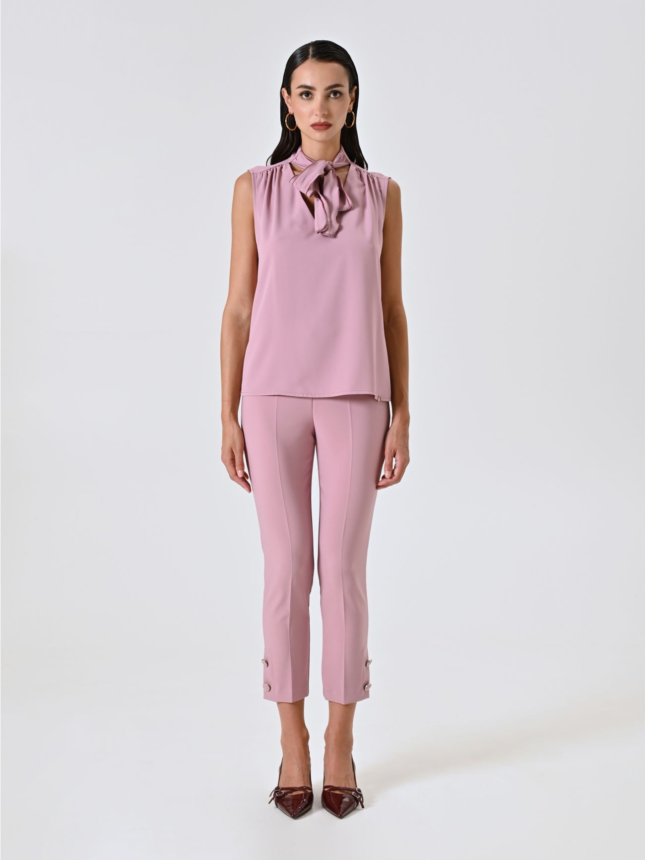 Pink Top with Bow det_1