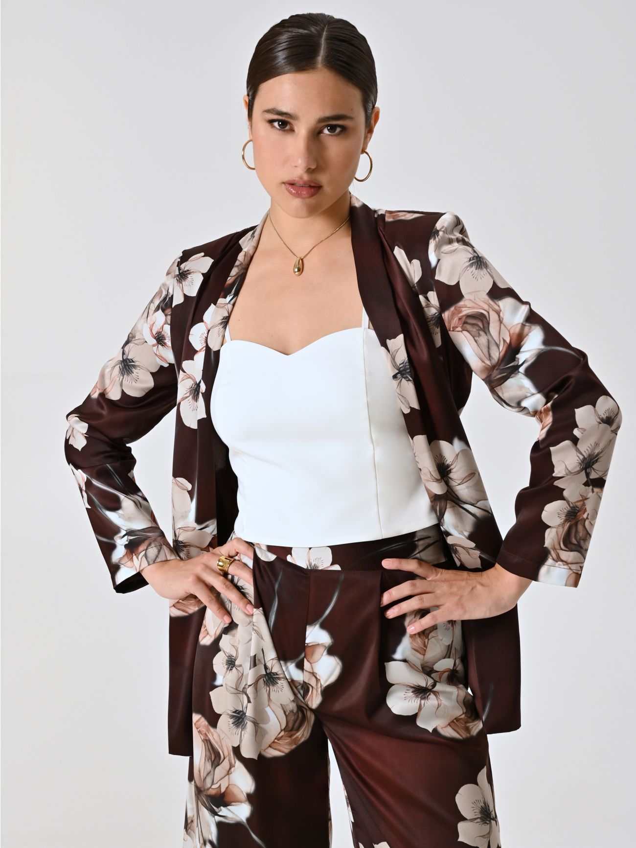 Sobrecamisa con estampado floral in_i7