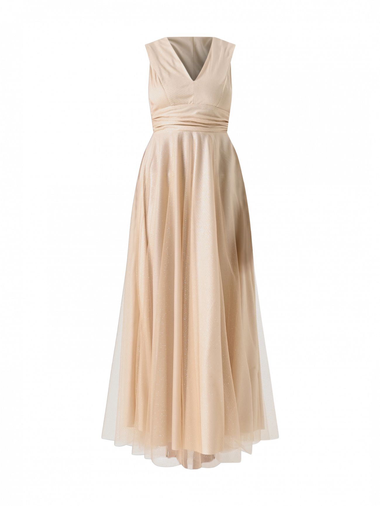 Abito Lungo in Tulle Glitter det_4