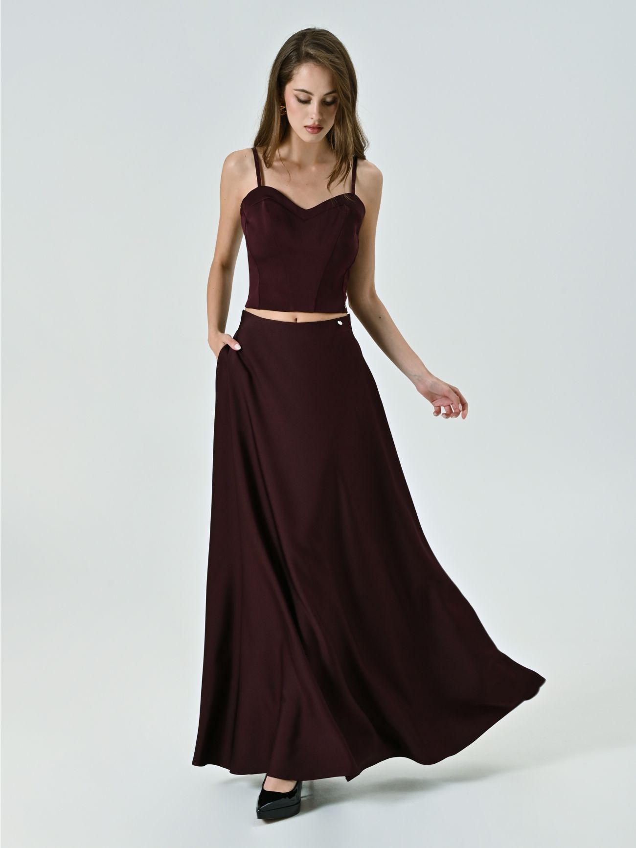 Gonna Lunga Bordeaux in_i7