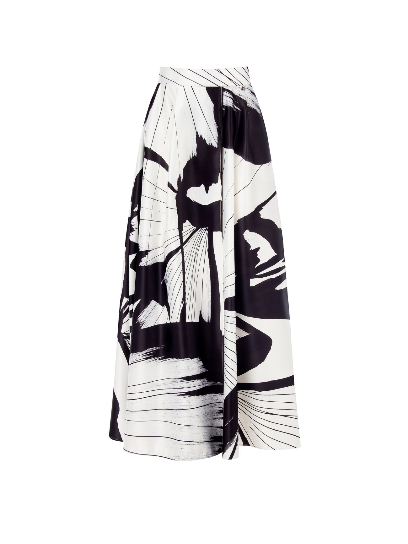Maxi Gonna stampa Black & White det_4