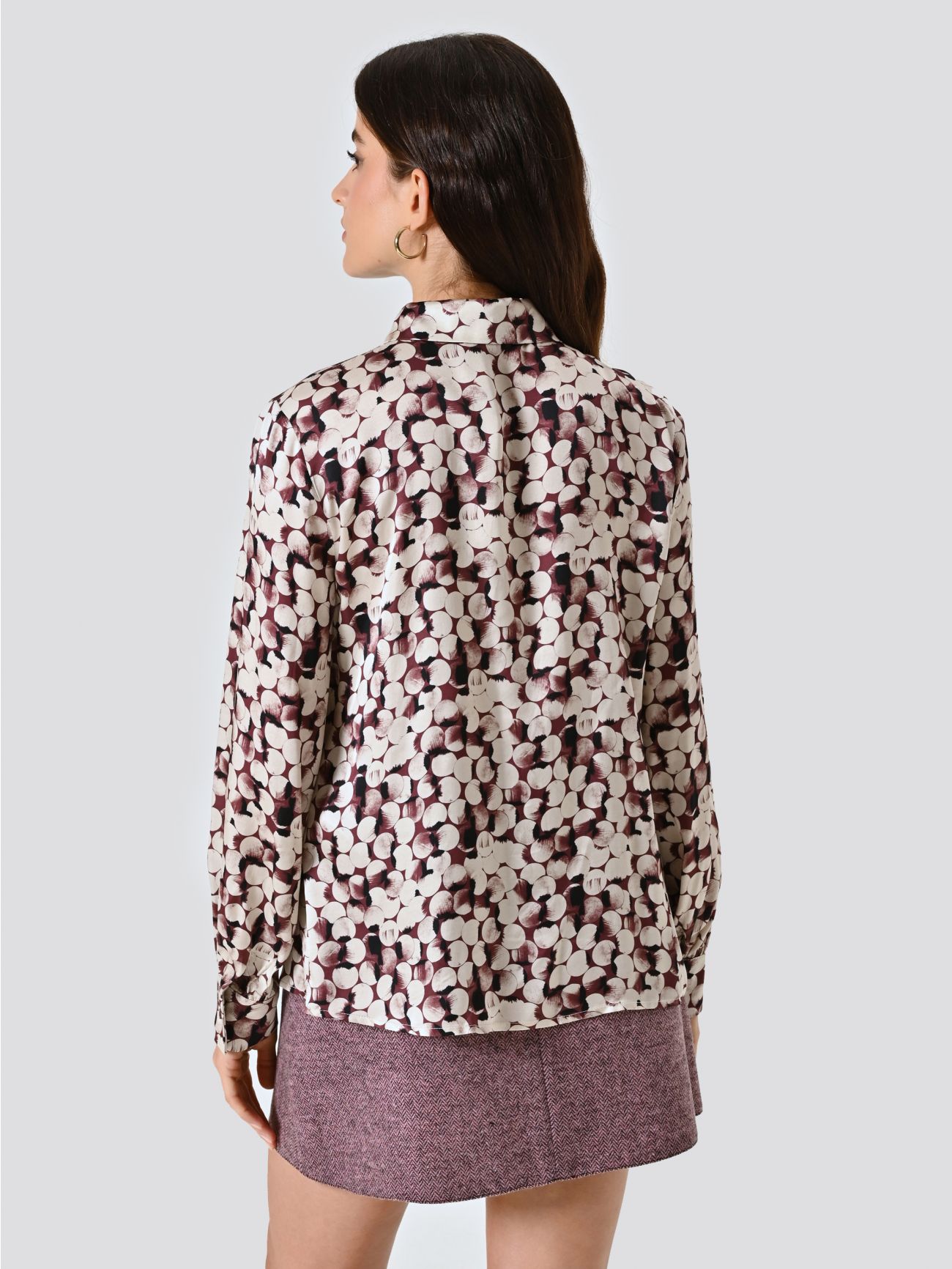 Camicia stampa Pois det_3
