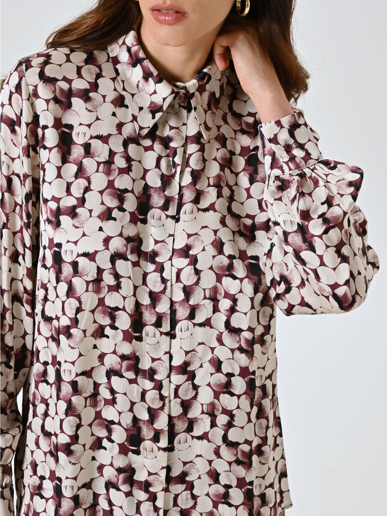 Camicia stampa Pois in_i5